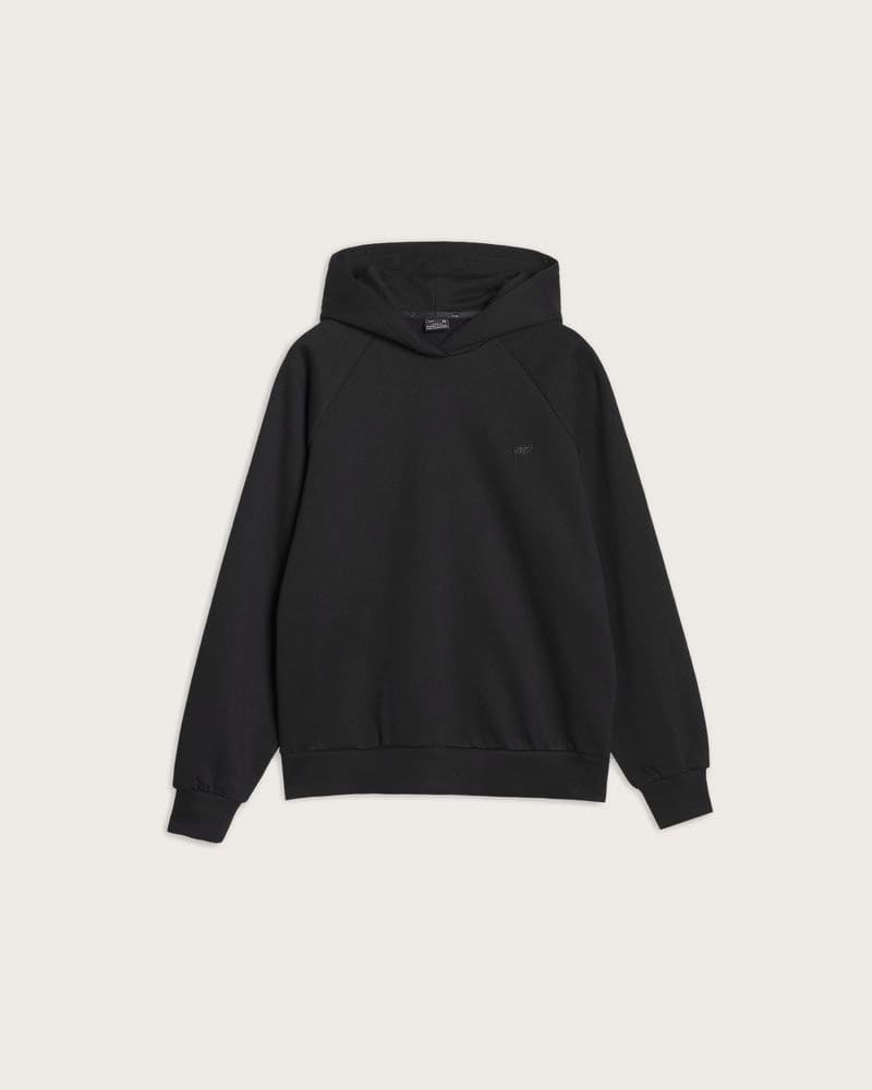 Mikina s kapucňou 4F SWEATSHIRT U1547-20S-DEEP BLACK – fotka 7
