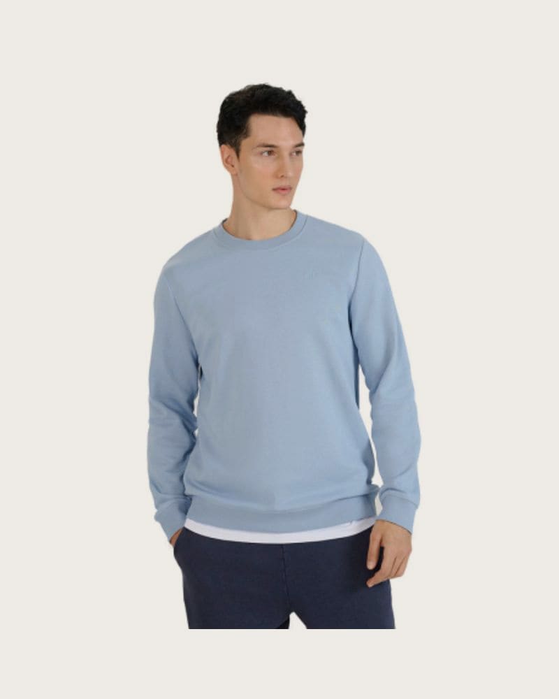 Pánska mikina 4F SWEATSHIRT M1622-34S-LIGHT BLUE