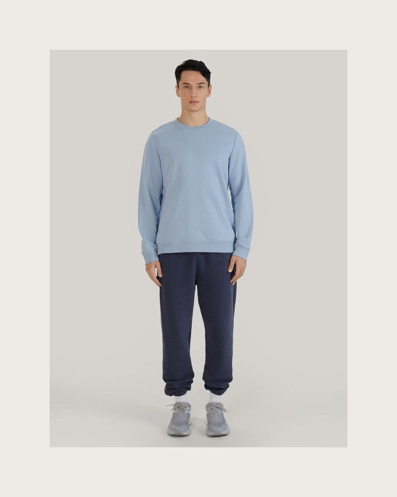 Pánska mikina 4F SWEATSHIRT M1622-34S-LIGHT BLUE – fotka 4