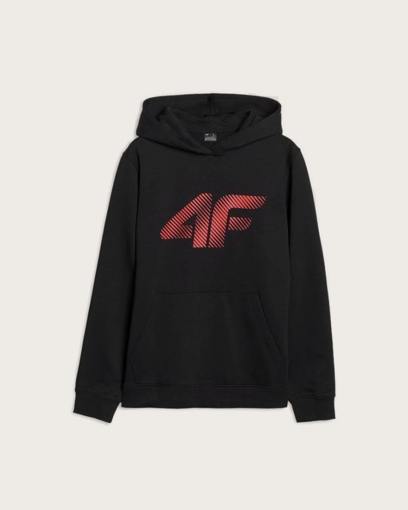 Pánska mikina s kapucňou 4F SWEATSHIRT M1766-020S-DEEP BLACK – fotka 7