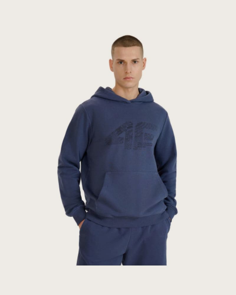 Pánska mikina s kapucňou 4F SWEATSHIRT M1585-22S-ANTHRACITE