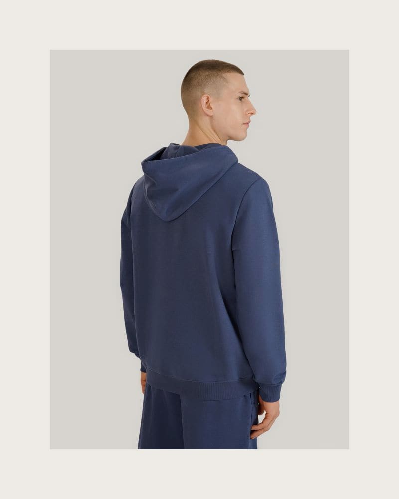 Pánska mikina s kapucňou 4F SWEATSHIRT M1585-22S-ANTHRACITE – fotka 3