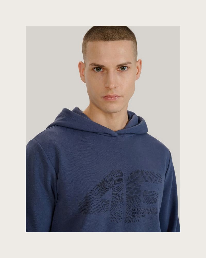 Pánska mikina s kapucňou 4F SWEATSHIRT M1585-22S-ANTHRACITE – fotka 6