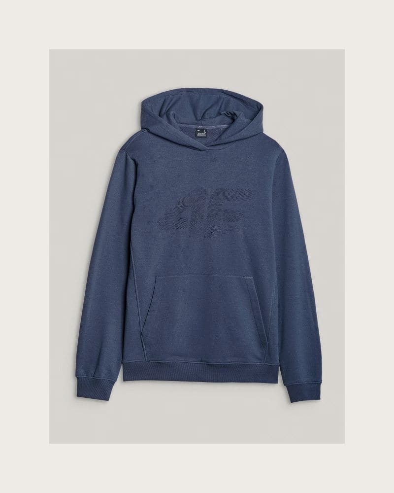 Pánska mikina s kapucňou 4F SWEATSHIRT M1585-22S-ANTHRACITE – fotka 8