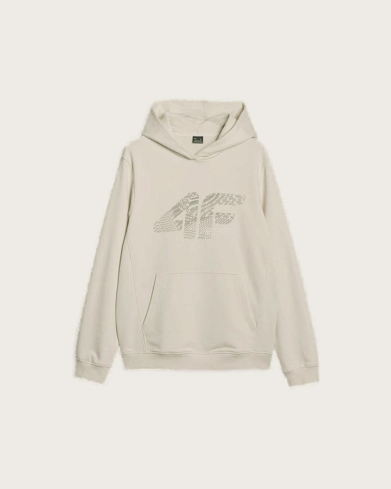 Pánska mikina s kapucňou 4F SWEATSHIRT M1585-12S-CREME – fotka 7