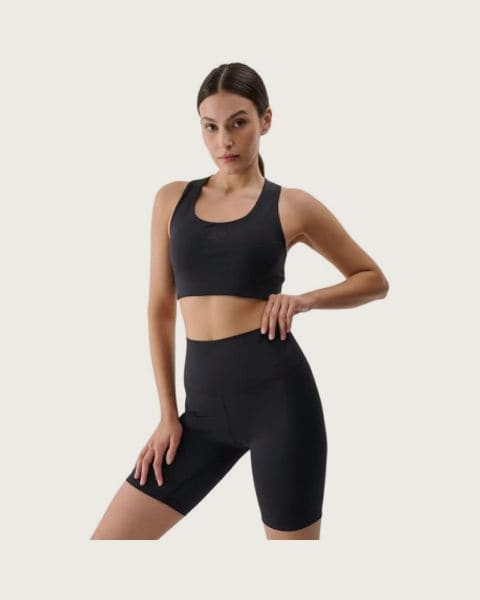 Dámske tréningové kraťasy 4F SHORT TIGHTS FNK F019-20S-DEEP BLACK
