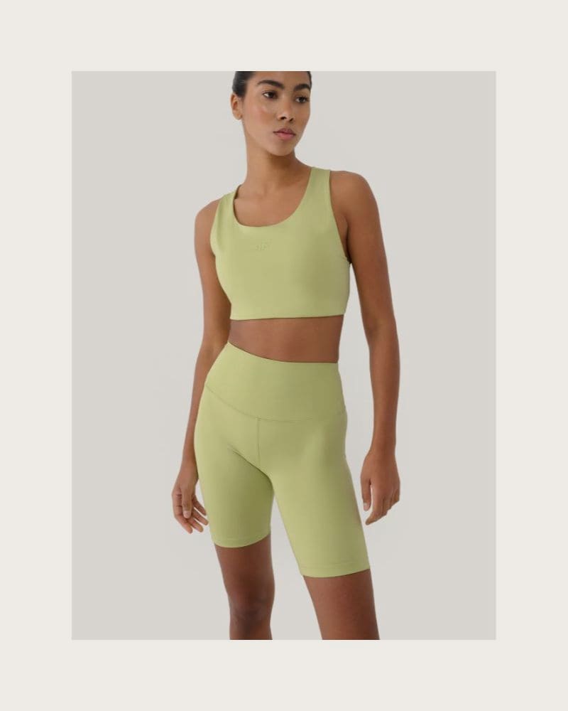 Dámske tréningové kraťasy 4F SHORT TIGHTS FNK F019-42S-LIGHT GREEN – fotka 2