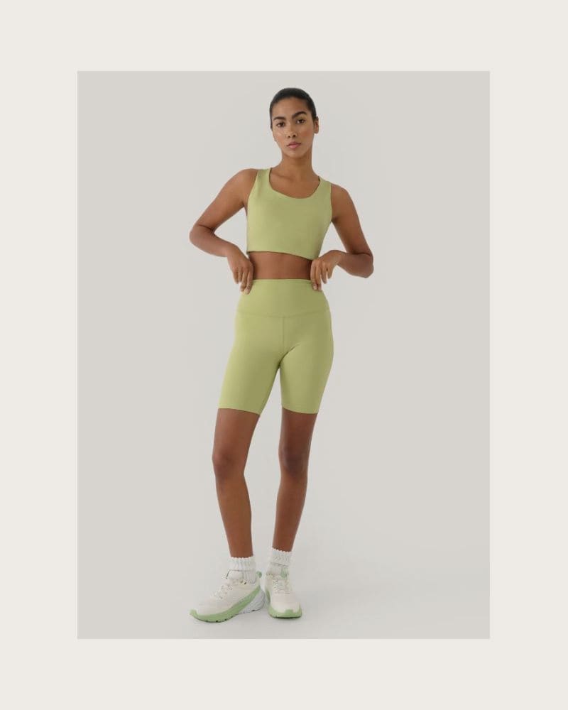 Dámske tréningové kraťasy 4F SHORT TIGHTS FNK F019-42S-LIGHT GREEN – fotka 3