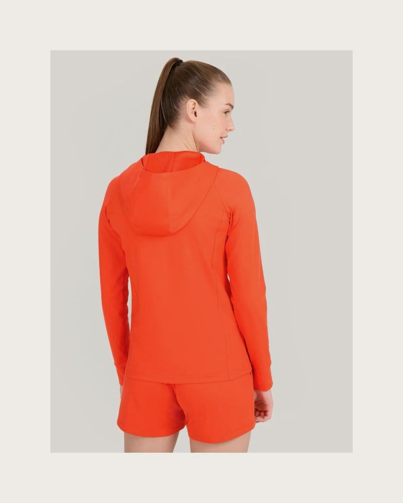 Dámska tréningová mikina so zipsom 4F SWEATSHIRT FNK F467-62S-RED – fotka 4