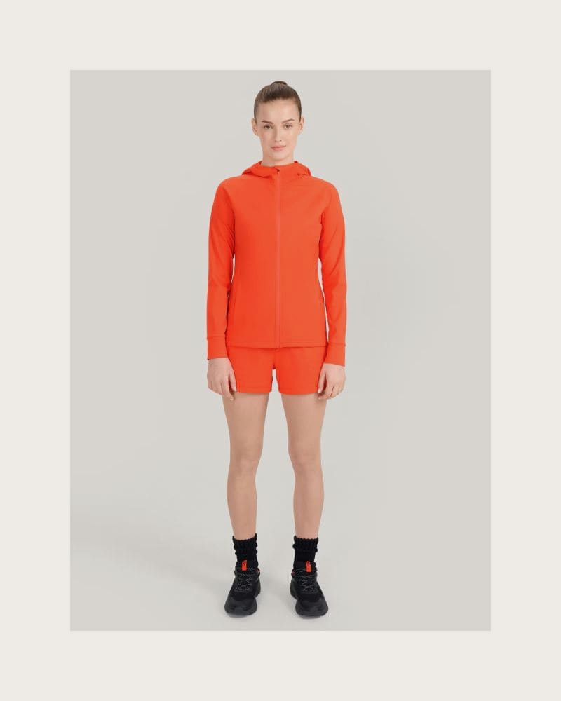 Dámska tréningová mikina so zipsom 4F SWEATSHIRT FNK F467-62S-RED – fotka 5