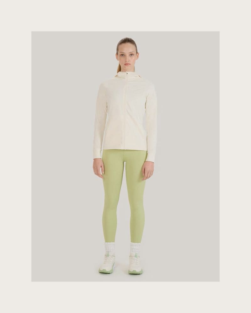 Dámska tréningová mikina so zipsom 4F SWEATSHIRT FNK F467-11S-OFF WHITE – fotka 4