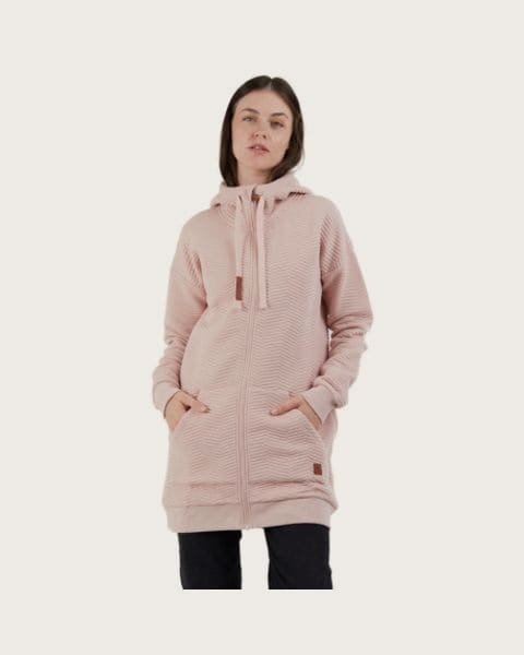 Dámska mikina so zipsom FUNDANGO Blanka Pullover-330-rose