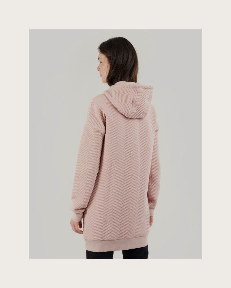 Dámska mikina so zipsom FUNDANGO Blanka Pullover-330-rose – fotka 2