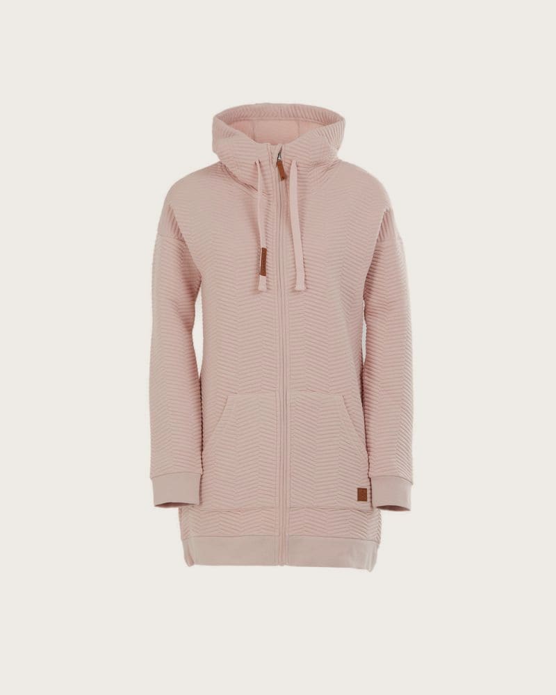 Dámska mikina so zipsom FUNDANGO Blanka Pullover-330-rose – fotka 7