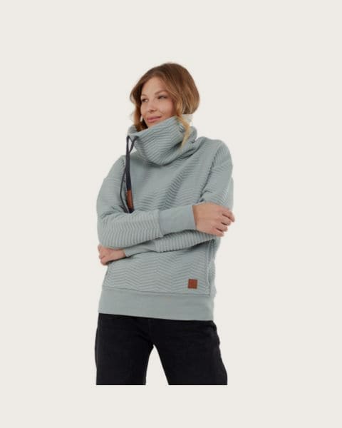 Dámska mikina FUNDANGO Aliz Pullover-528-fern