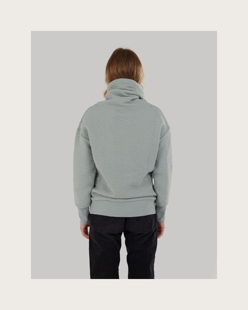 Dámska mikina FUNDANGO Aliz Pullover-528-fern – fotka 4