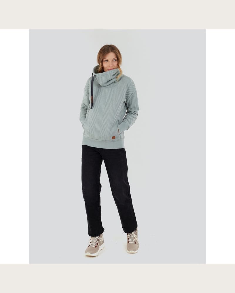 Dámska mikina FUNDANGO Aliz Pullover-528-fern – fotka 5