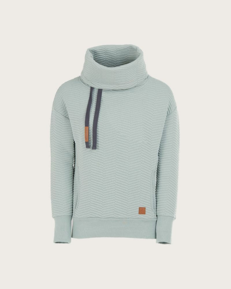 Dámska mikina FUNDANGO Aliz Pullover-528-fern – fotka 7