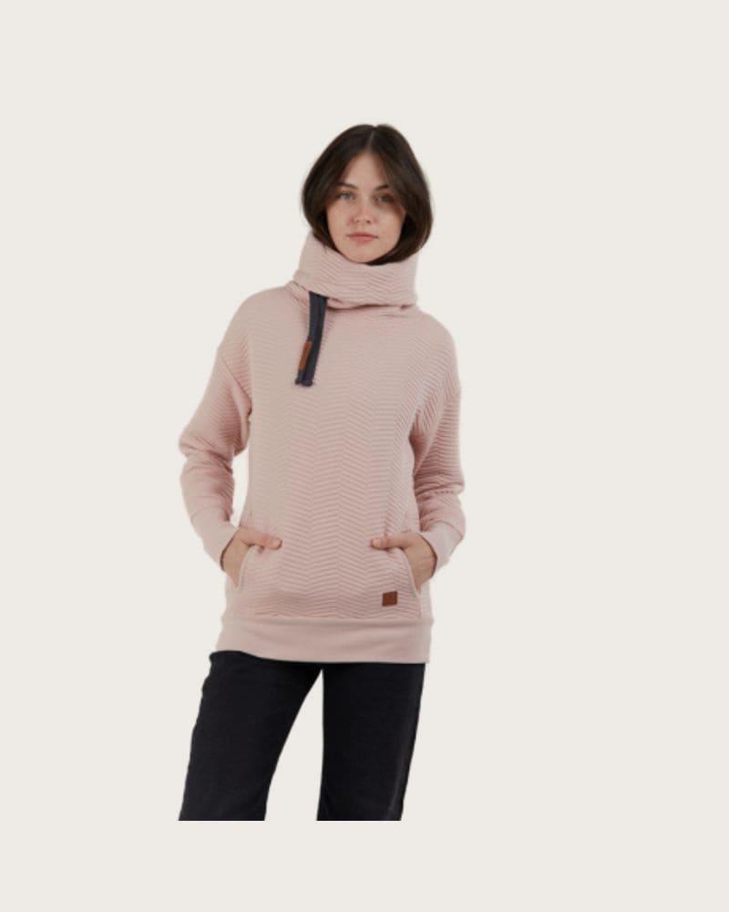 Dámska mikina FUNDANGO Aliz Pullover-330-rose
