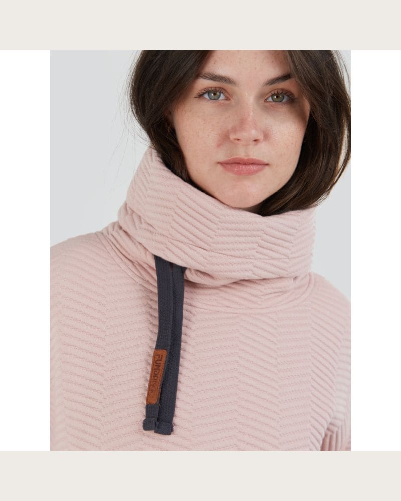 Dámska mikina FUNDANGO Aliz Pullover-330-rose – fotka 5
