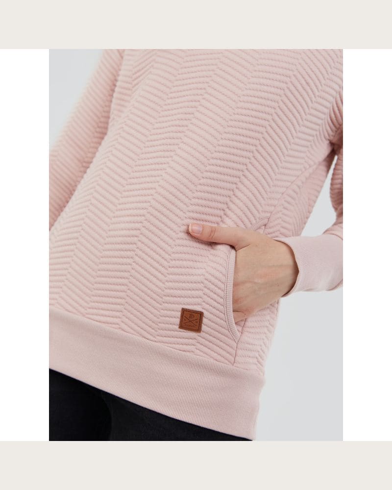 Dámska mikina FUNDANGO Aliz Pullover-330-rose – fotka 6