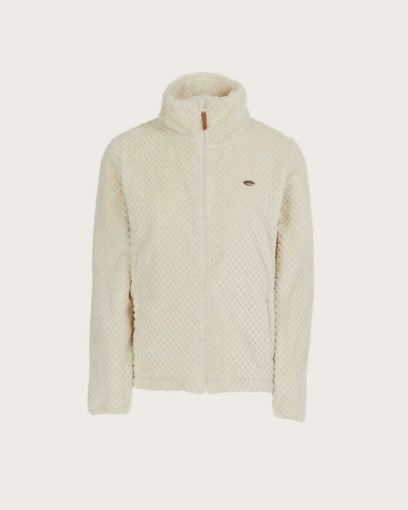 Dámska mikina so zipsom FUNDANGO Shiren Fleece Jacket-150-butter – fotka 5
