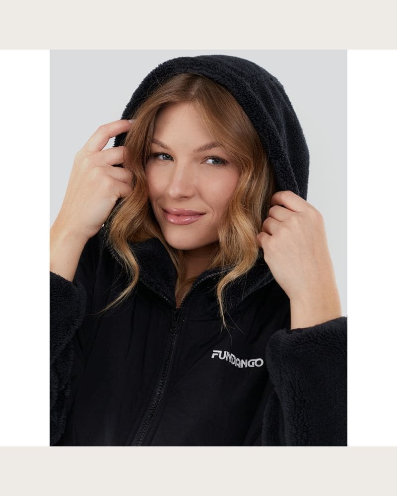 Dámska mikina so zipsom FUNDANGO Sansa Hybrid Jacket-780-antracit – fotka 2