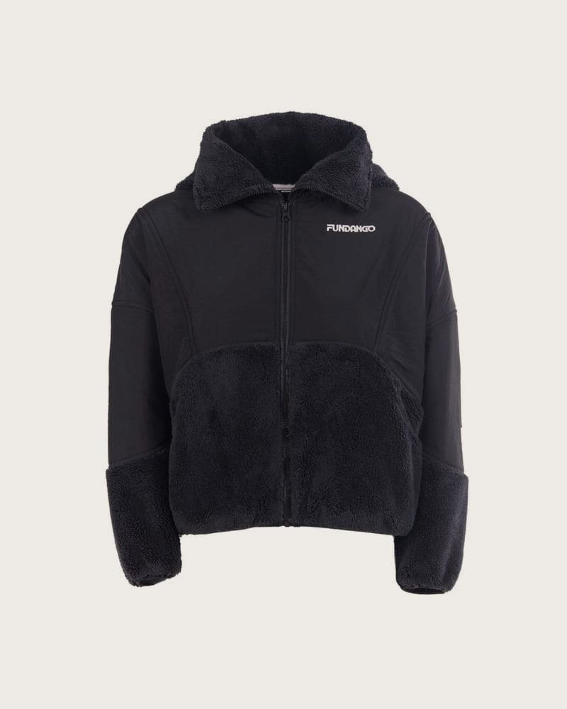 Dámska mikina so zipsom FUNDANGO Sansa Hybrid Jacket-780-antracit – fotka 5