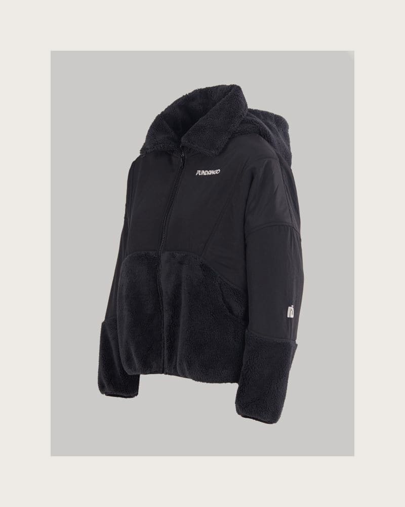 Dámska mikina so zipsom FUNDANGO Sansa Hybrid Jacket-780-antracit – fotka 6