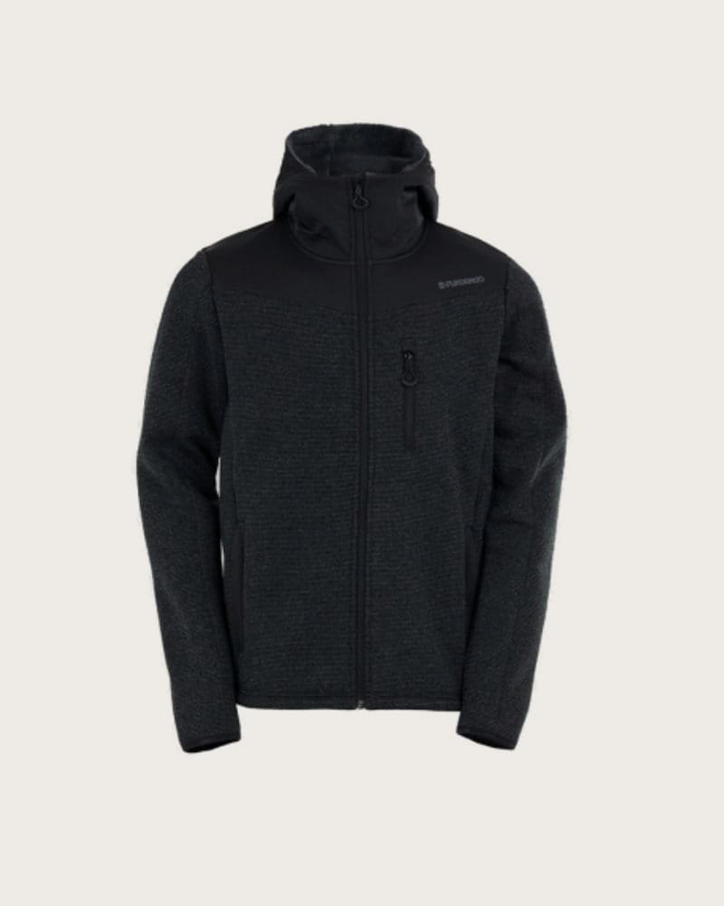Pánska mikina so zipsom FUNDANGO Ashford Insulated Fleece Jacket-780-antracit