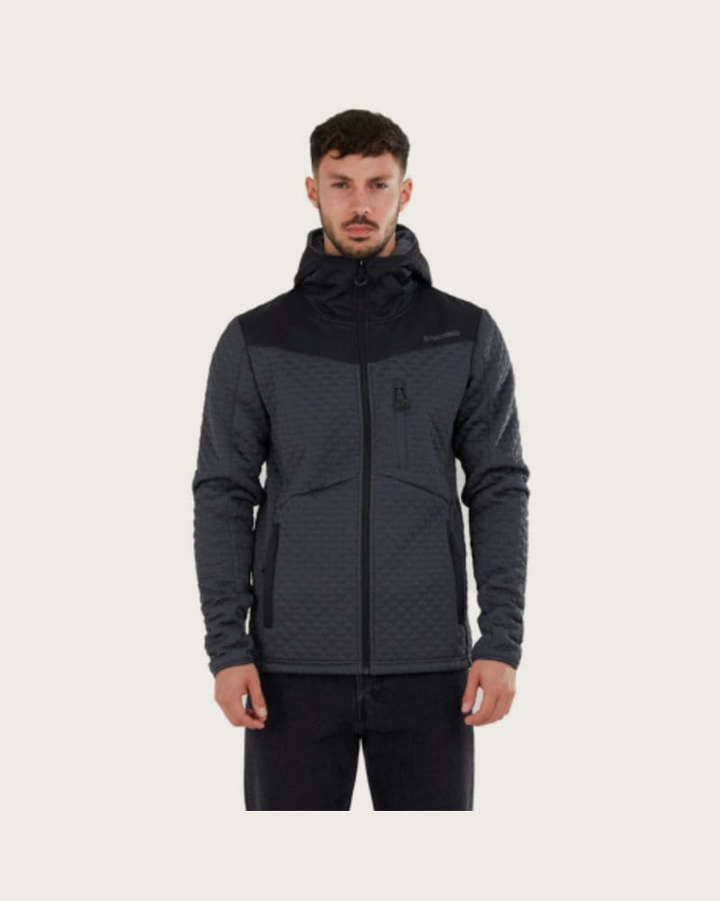 Pánska mikina so zipsom FUNDANGO Ashford Insulated Fleece Jacket-755-steel