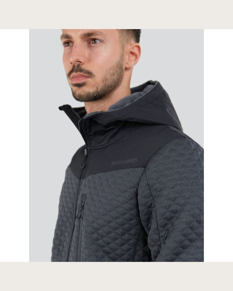 Pánska mikina so zipsom FUNDANGO Ashford Insulated Fleece Jacket-755-steel – fotka 5