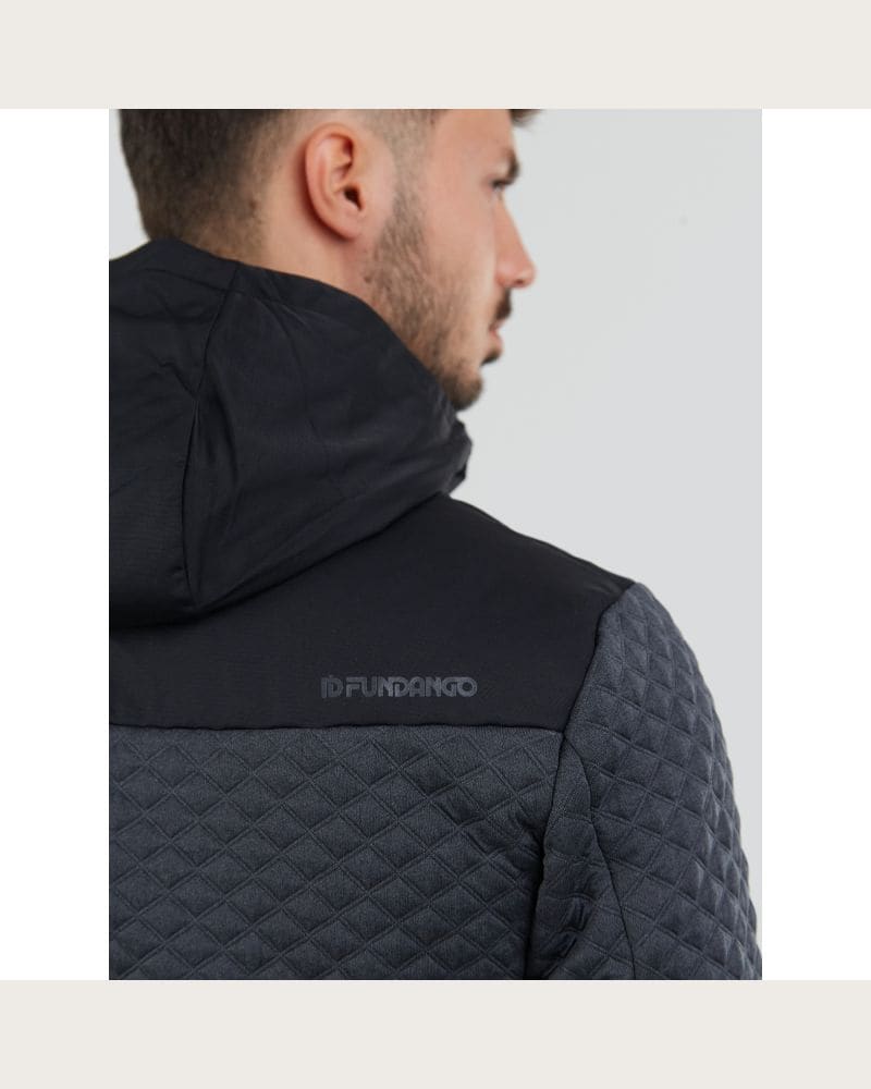 Pánska mikina so zipsom FUNDANGO Ashford Insulated Fleece Jacket-755-steel – fotka 6