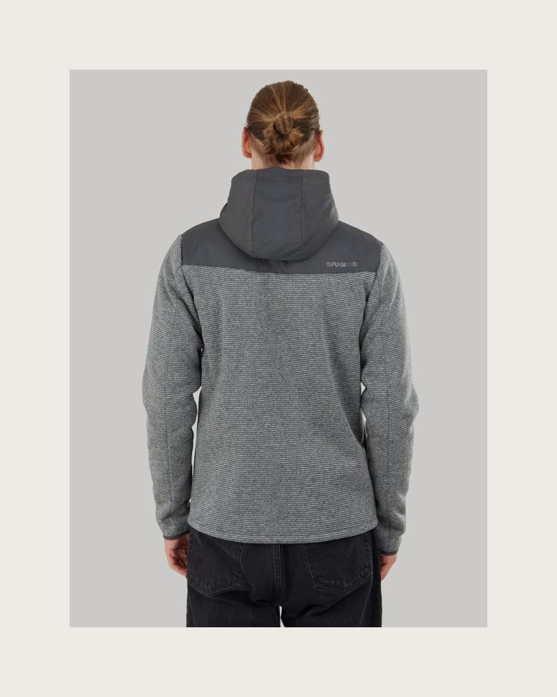 Pánska mikina so zipsom FUNDANGO Ashford Insulated Fleece Jacket-745-grey heather – fotka 2