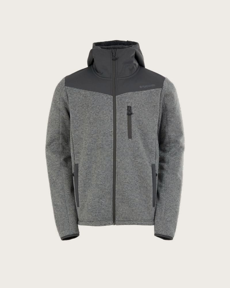 Pánska mikina so zipsom FUNDANGO Ashford Insulated Fleece Jacket-745-grey heather – fotka 6