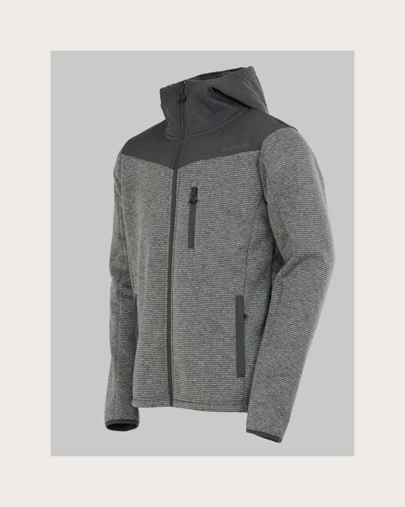 Pánska mikina so zipsom FUNDANGO Ashford Insulated Fleece Jacket-745-grey heather – fotka 7
