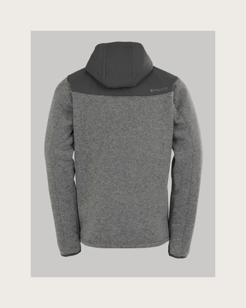 Pánska mikina so zipsom FUNDANGO Ashford Insulated Fleece Jacket-745-grey heather – fotka 8