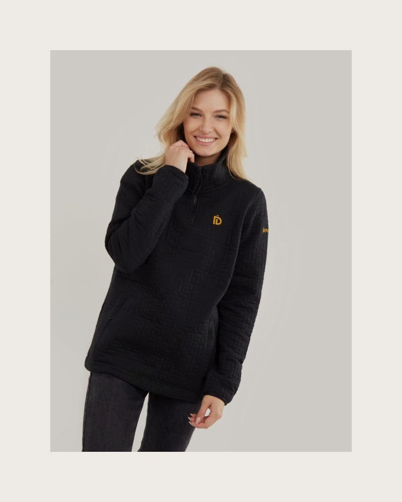 Dámska mikina FUNDANGO Charlize Pullover-890-black – fotka 2