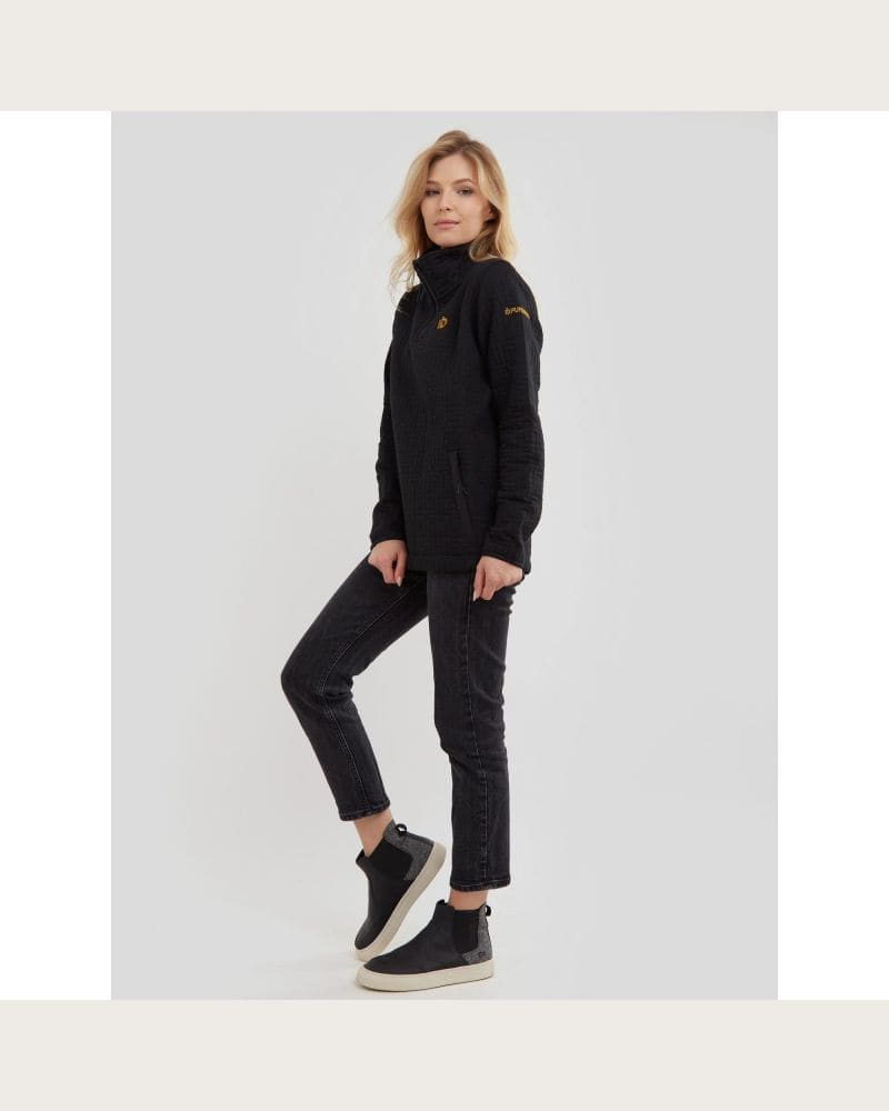 Dámska mikina FUNDANGO Charlize Pullover-890-black – fotka 5