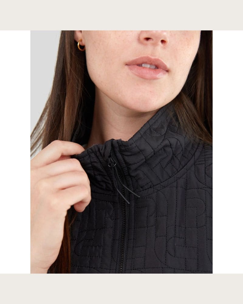 Dámska flisová mikina FUNDANGO Calypso Hybrid Pullover-890-black – fotka 6