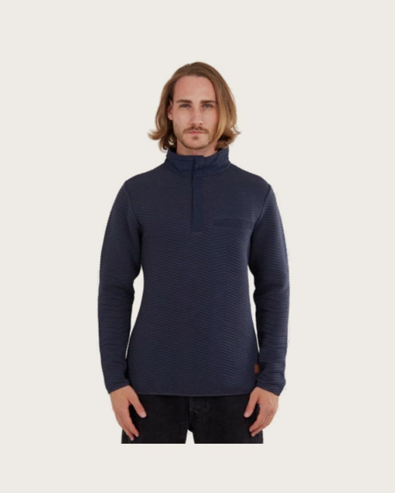 Pánska mikina FUNDANGO Vertigo Sweatshirt-486-patriot blue