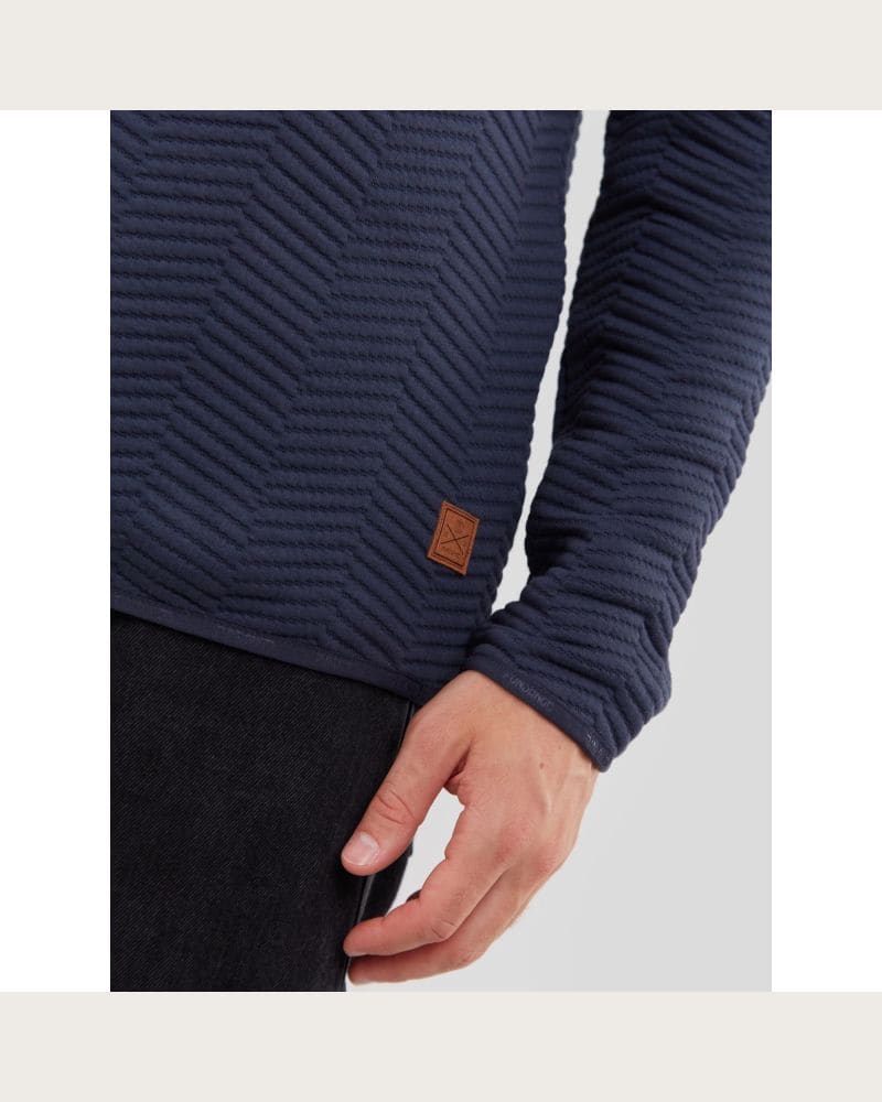 Pánska mikina FUNDANGO Vertigo Sweatshirt-486-patriot blue – fotka 6