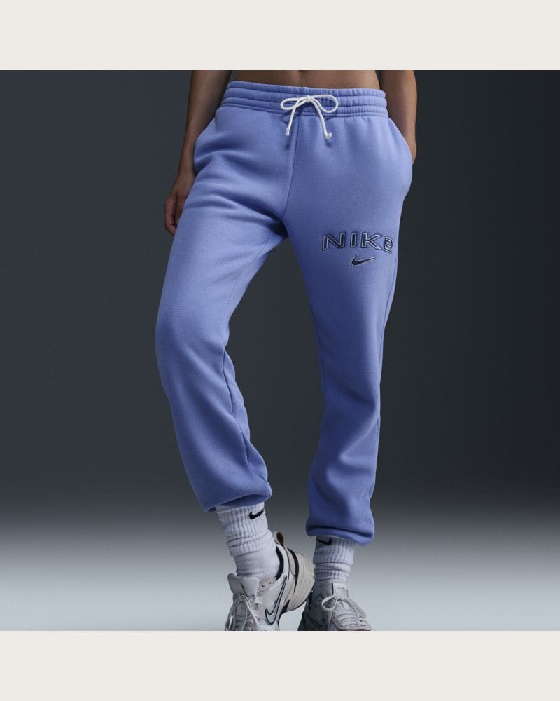 Dámske zateplené tepláky NIKE W NSW PHNX FLC MR STD LOGO PNT – fotka 5