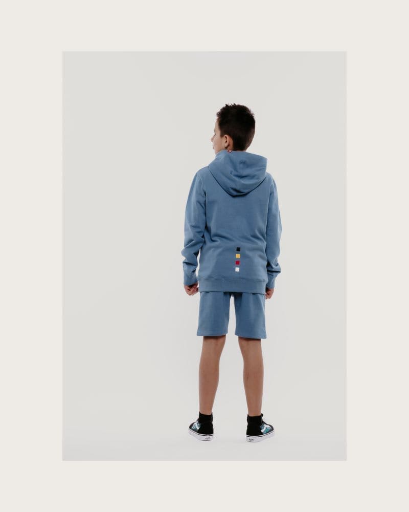 Chlapčenská mikina s kapucňou AUTHORITY H-SKATER90 B blue – fotka 5