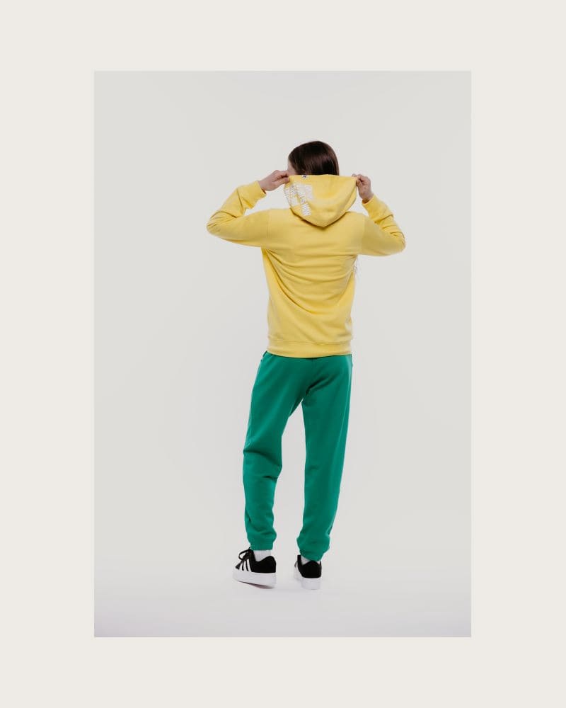 Dievčenská mikina so zipsom AUTHORITY H-TEEN ZIP G yellow – fotka 5