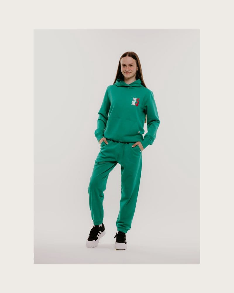 Dievčenská mikina s kapucňou AUTHORITY H-TRENDY G green – fotka 4