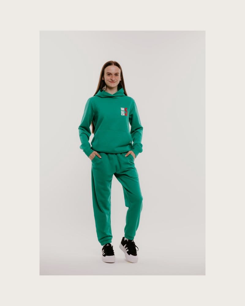 Dievčenské tepláky AUTHORITY TP-TEEN G green – fotka 4