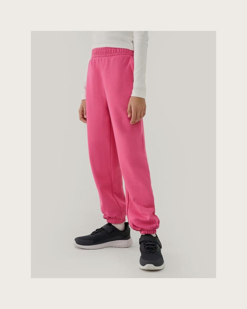 Dievčenské tepláky 4F JUNIOR TROUSERS CAS F0950-54S-PINK – fotka 2