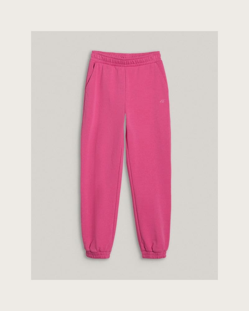 Dievčenské tepláky 4F JUNIOR TROUSERS CAS F0950-54S-PINK – fotka 7
