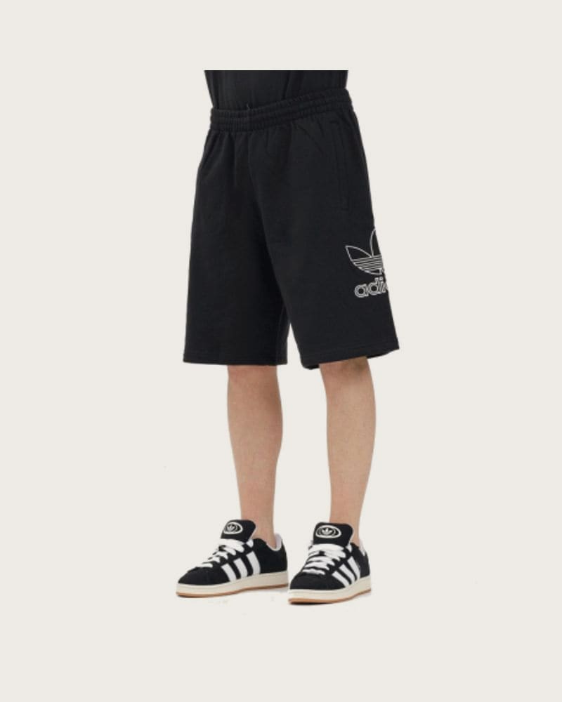 Pánske teplákové kraťasy ADIDAS ORIGINALS TREF SHORT BLACK